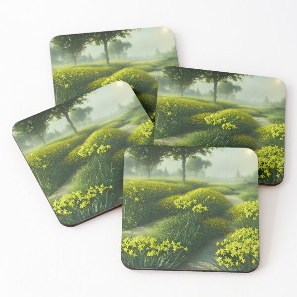 Item preview, Paths Through March Jonquil Flowers designed and sold by FamiliarPufferfish.