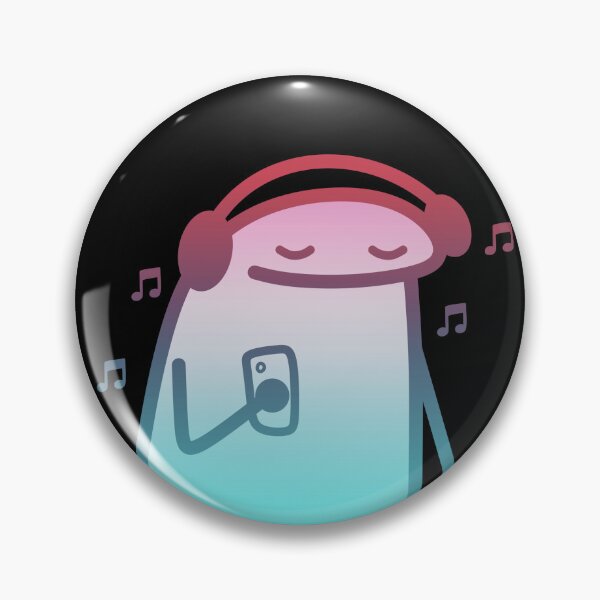Item preview, Flork meme Music & Headphone -  Ombré edition  designed and sold by 17Secrets.