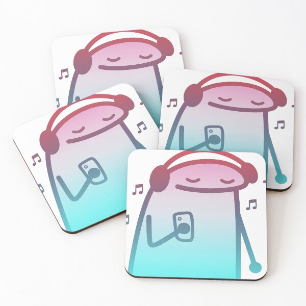 Item preview, Flork meme Music & Headphone -  Ombré edition  designed and sold by 17Secrets.