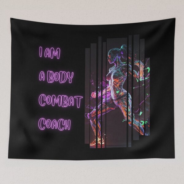 Item preview, Neon Body Combat Coach designed and sold by Cute-Jory-Store.