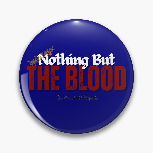 Item preview, Nothing But the Blood | I John 1:7 - Navy Blue designed and sold by TheReporter1.