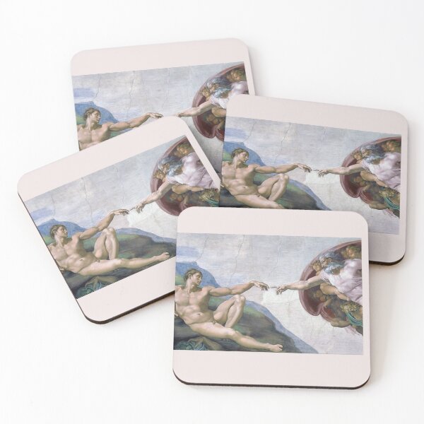 Item preview, Michelangelo's The Creation of Adam designed and sold by MakeMyDaySweet.