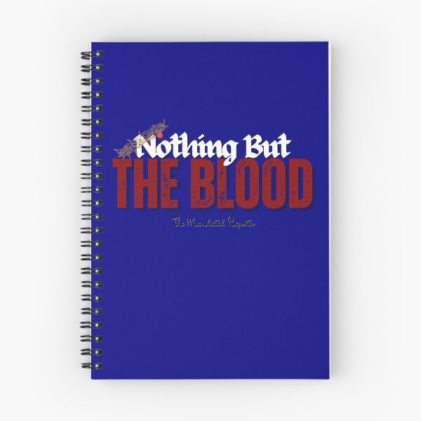 Item preview, Nothing But the Blood | I John 1:7 - Navy Blue designed and sold by TheReporter1.