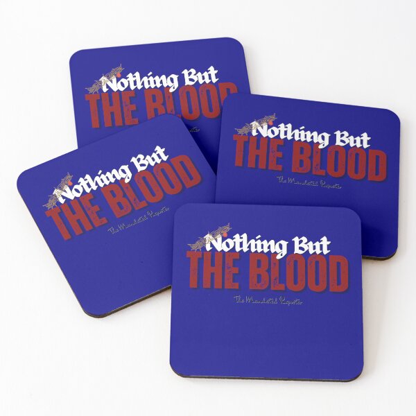 Item preview, Nothing But the Blood | I John 1:7 - Navy Blue designed and sold by TheReporter1.