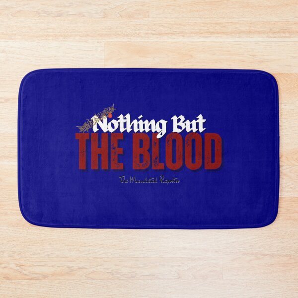 Item preview, Nothing But the Blood | I John 1:7 - Navy Blue designed and sold by TheReporter1.