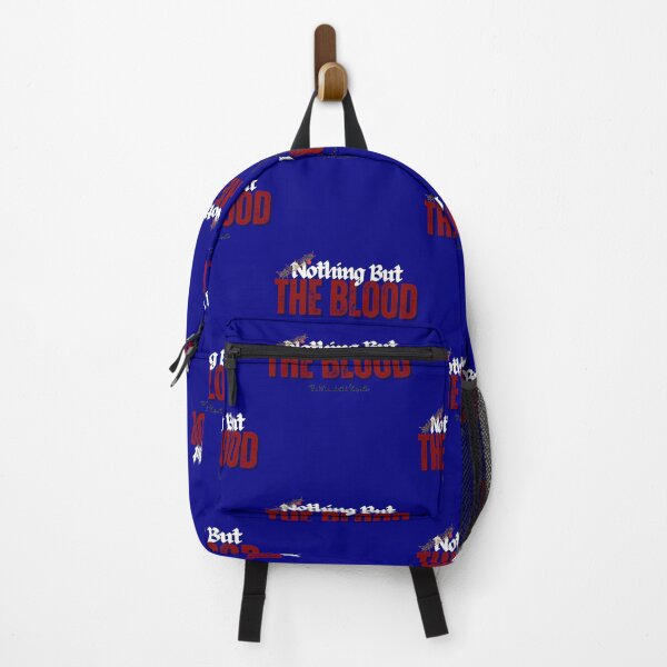 Item preview, Nothing But the Blood | I John 1:7 - Navy Blue designed and sold by TheReporter1.