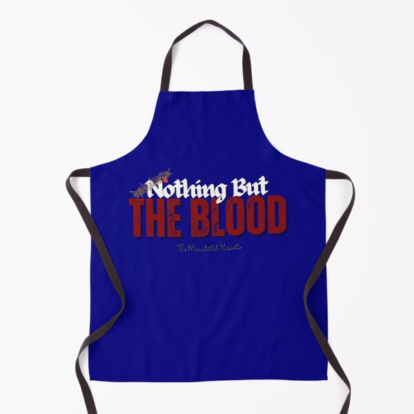 Item preview, Nothing But the Blood | I John 1:7 - Navy Blue designed and sold by TheReporter1.