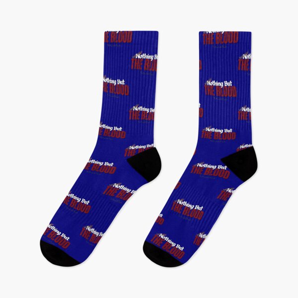 Item preview, Nothing But the Blood | I John 1:7 - Navy Blue designed and sold by TheReporter1.