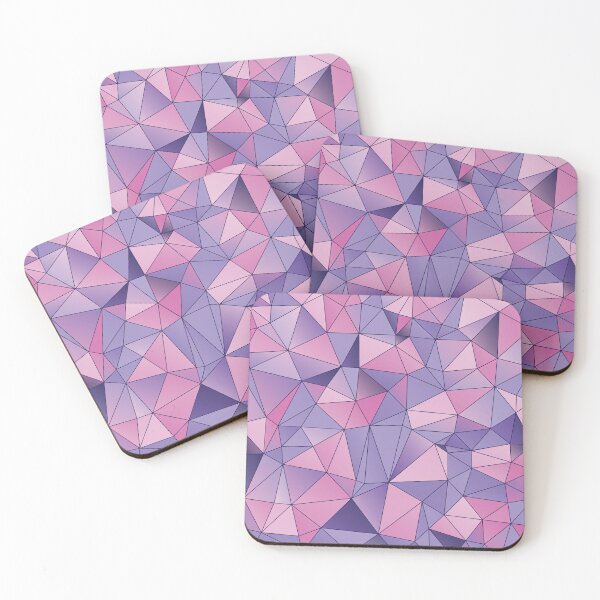 Item preview, Pastel Triangles Purple and Pink designed and sold by Blue-Banana.