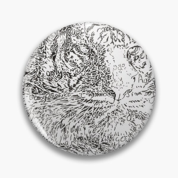 Item preview, a tiger drawn in words designed and sold by JoeEJackson.