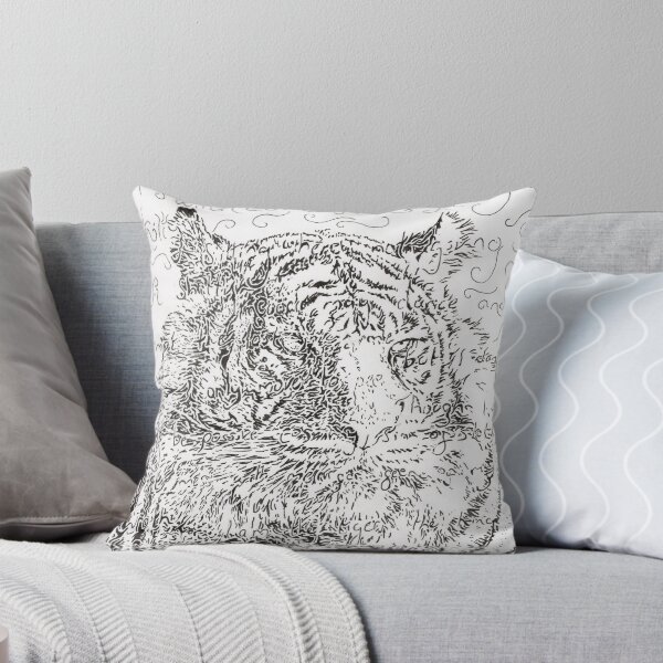 Item preview, a tiger drawn in words designed and sold by JoeEJackson.