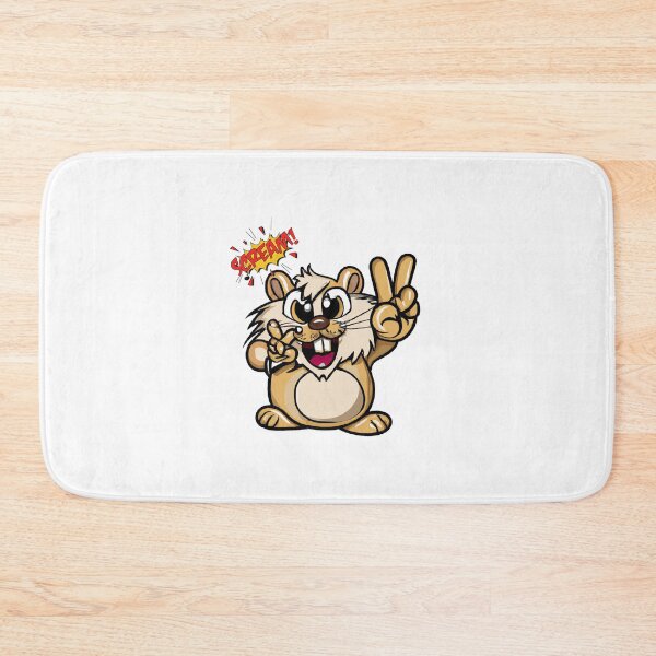 Item preview, Peace Sign and Screaming Hamster - For Hamster Lovers designed and sold by Designs-360-.
