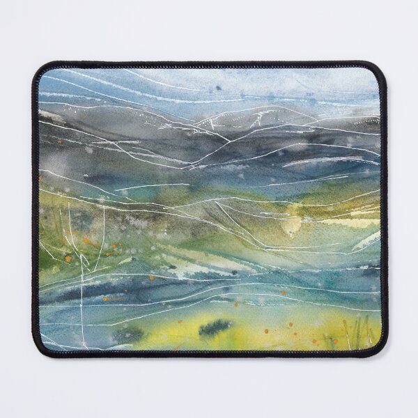 Item preview, Nature and landscapes, blue landscape, indigo sky designed and sold by anaozzart.
