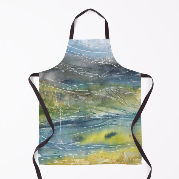 Item preview, Nature and landscapes, blue landscape, indigo sky designed and sold by anaozzart.