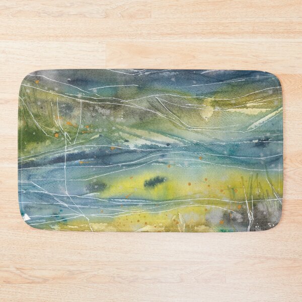 Item preview, Nature and landscapes, blue landscape, indigo sky designed and sold by anaozzart.