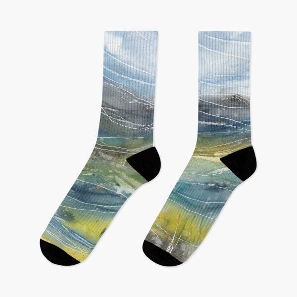 Item preview, Nature and landscapes, blue landscape, indigo sky designed and sold by anaozzart.