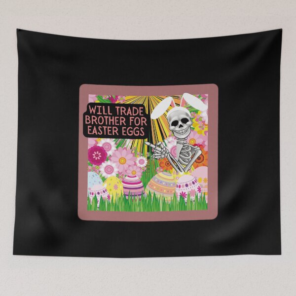 Item preview, Will Trade Brother For Easter Eggs Bunny Ears designed and sold by SunfullyYours.