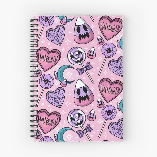 Item preview, Pastel goth Halloween pink spider candy designed and sold by Spooky Witch Dream.