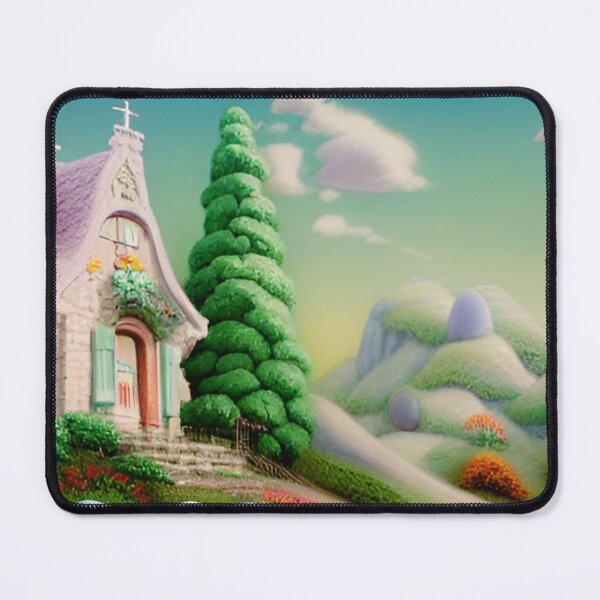 Item preview, Easter Eggs Surreal Fairytale Pastel Landscape designed and sold by DreamingAwake1.
