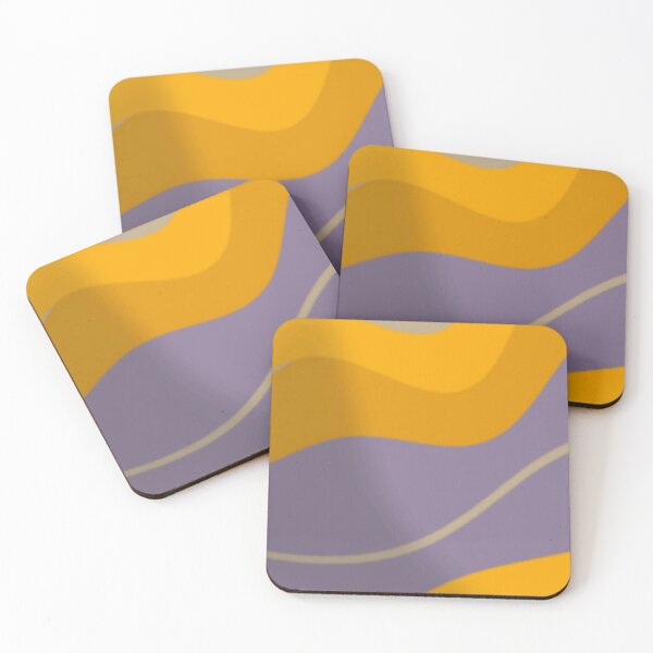 Item preview, Yellow / Grey waves designed and sold by Zshope.
