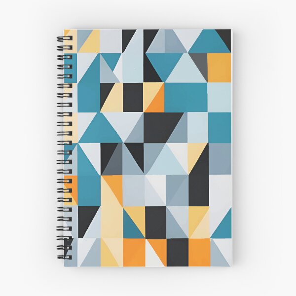 Item preview, Mcm 051 - triangulos - (azul, naranja y gris) designed and sold by leartset.