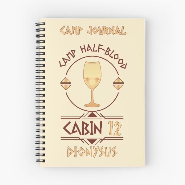 Item preview, Camp Journal for members of Cabin #12 in Camp Half-Blood, Child of Dionysus – Percy Jackson-inspired design  designed and sold by photonxt.