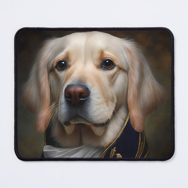 Item preview, Retrato de perro, retrato de mascota imperial, pintura de animales renacentistas, gif de amante de mascotas, arte AI, arte de impresión designed and sold by XIX361ART.