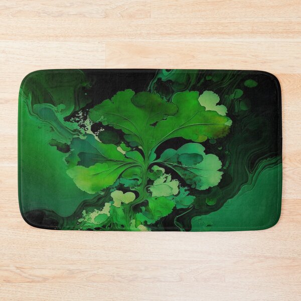 Item preview, St Patricks Day Artwork - Green abstract artwork designed and sold by Unwind-Art-Work.