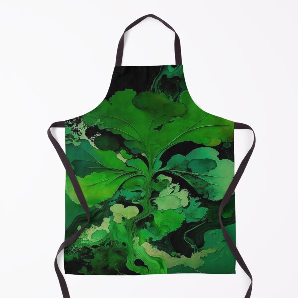 Item preview, St Patricks Day Artwork - Green abstract artwork designed and sold by Unwind-Art-Work.