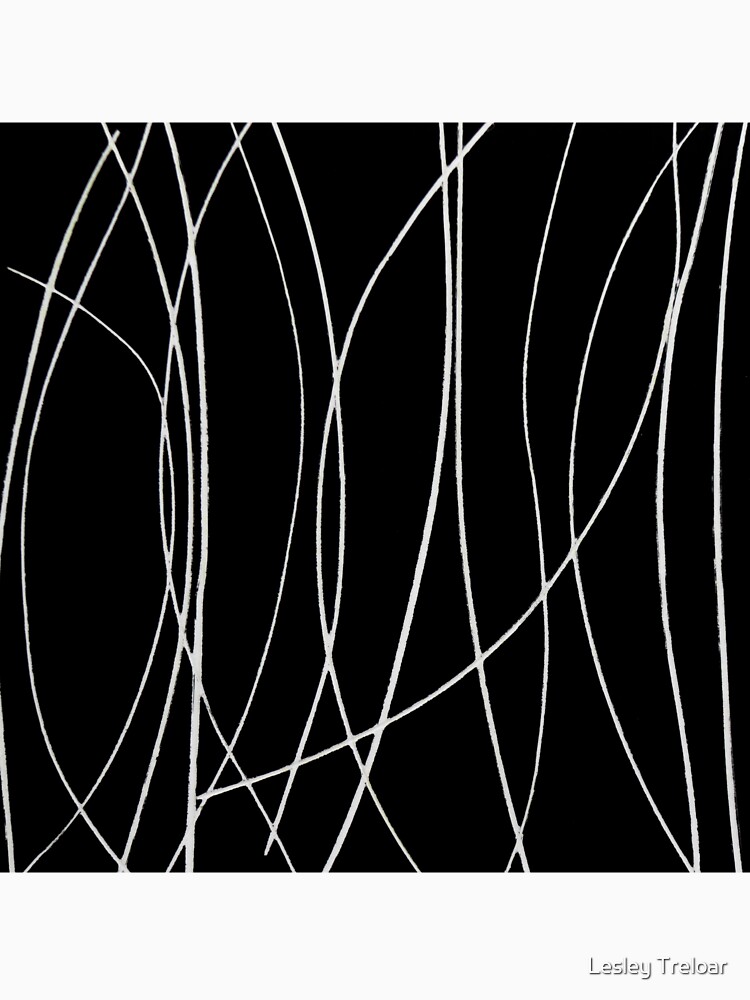 Thumbnail 7 of 7, Classic T-Shirt, White Lines designed and sold by latreloar.