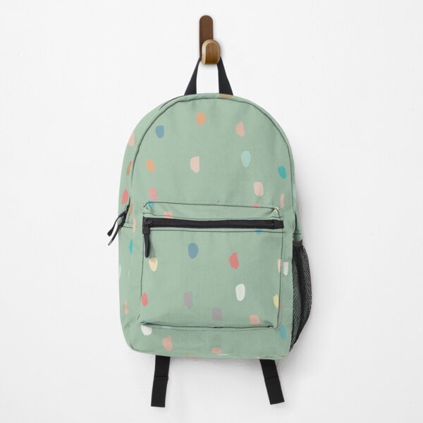 Item preview, Cute Multicolor Dotty Pattern On Sage Green designed and sold by Cato99.