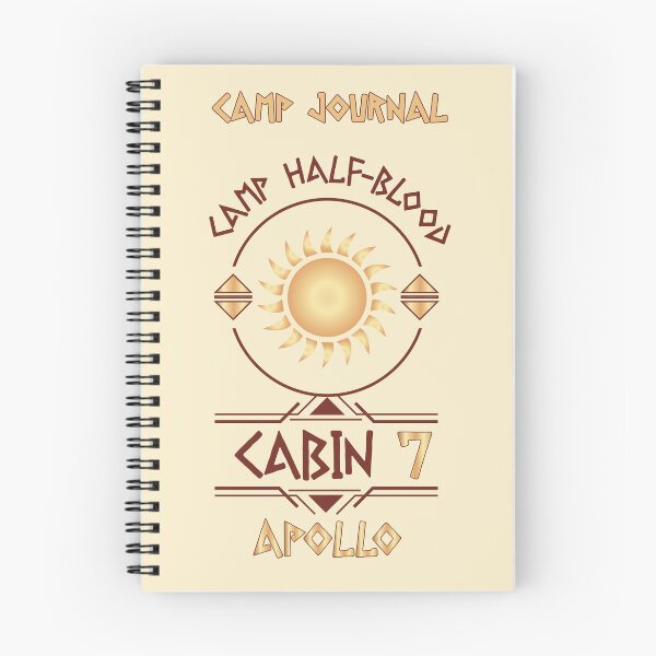 Item preview, Camp Journal for members of Cabin #7 in Camp Half Blood, Child of Apollo – Percy Jackson inspired design  designed and sold by photonxt.