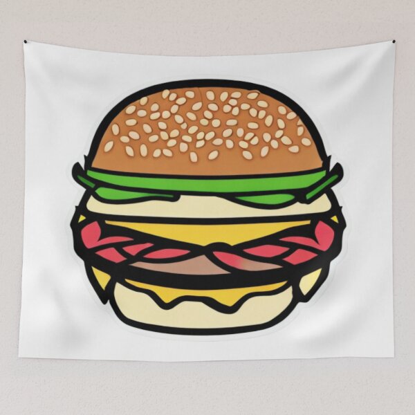 Item preview, The Big Burger Adventure - A Cartoon Cookbook designed and sold by WBP Mart.