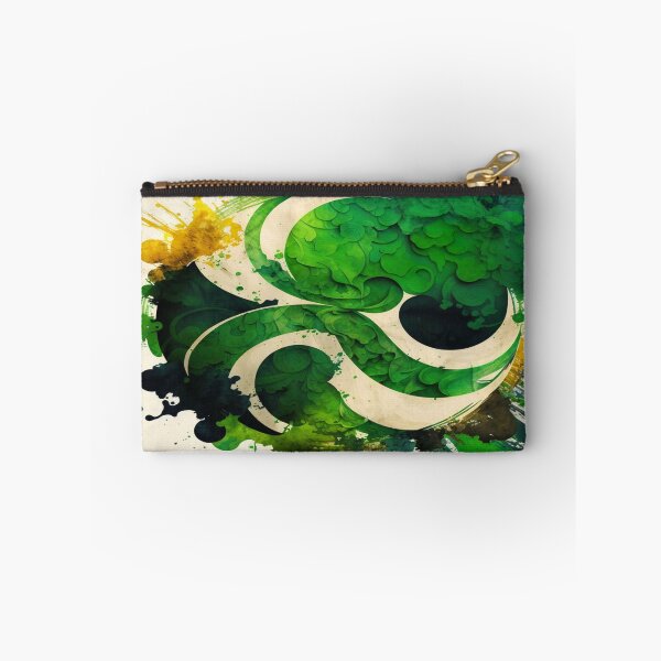 Item preview, St Patricks Day Artwork - Green abstract artwork designed and sold by Unwind-Art-Work.
