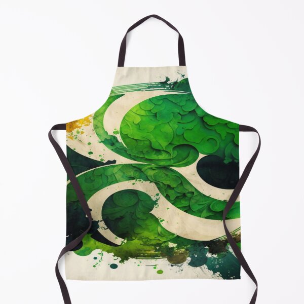 Item preview, St Patricks Day Artwork - Green abstract artwork designed and sold by Unwind-Art-Work.