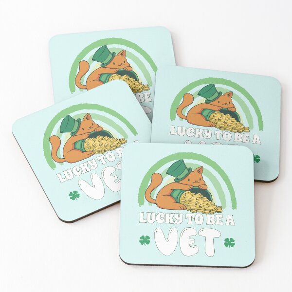 Item preview, Cute Cat Vet St Patricks Day Art designed and sold by MrEddie10.