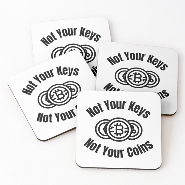 Item preview, Not Your Keys Not Your Coins designed and sold by Inspiring-A-D.