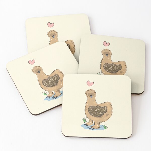 Item preview, LOVE Partridge Silkie Chicken designed and sold by Lulupainting.
