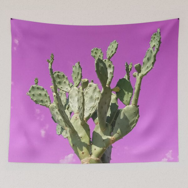 Item preview, Cactus under pink sky designed and sold by Ninaeva.