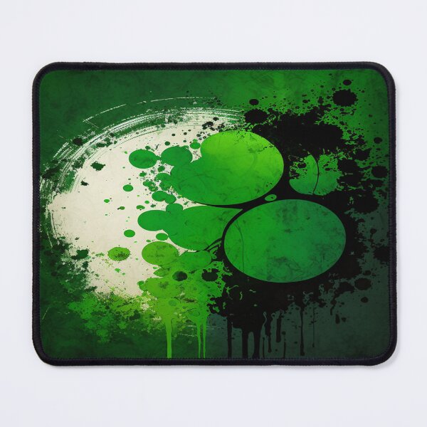 Item preview, St Patricks Day Artwork - Green abstract artwork designed and sold by Unwind-Art-Work.