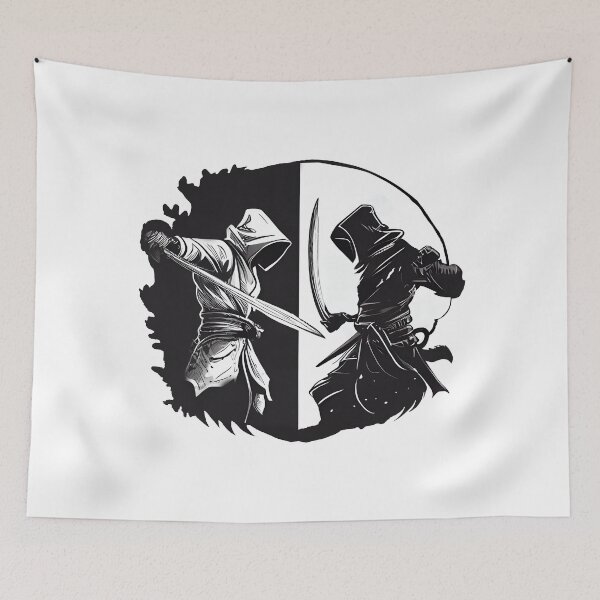 Item preview, Ninja vs Samurai - The Battle of Perfect Balance designed and sold by Melcu.