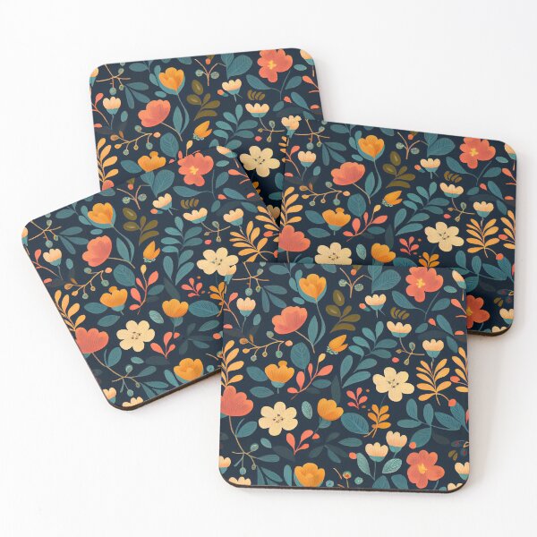 Item preview, Simple Floral Pattern Digital Painting designed and sold by CodeAndColors.
