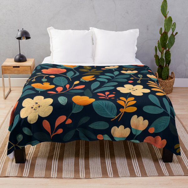 Artikelvorschau, Simple Floral Pattern Digital Painting entworfen und verkauft von CodeAndColors.