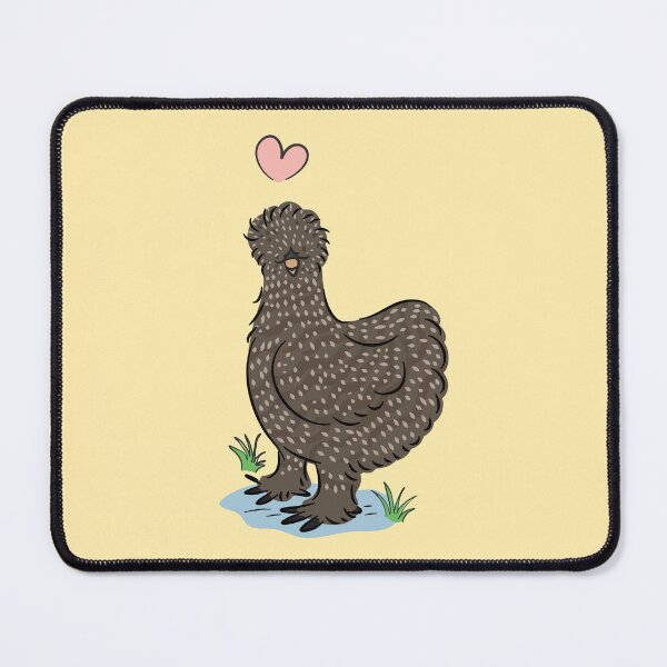 Item preview, LOVE Cuckoo Silkie Chicken designed and sold by Lulupainting.
