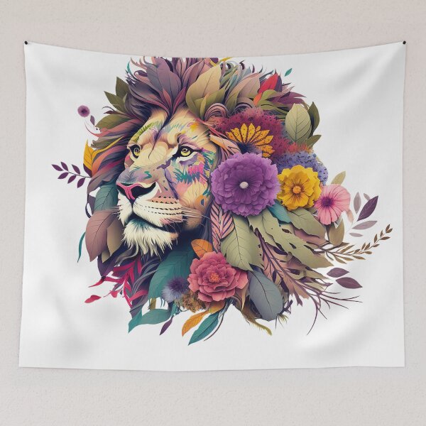 Item preview, Art work of gorgeous lion  designed and sold by Maryberry96.