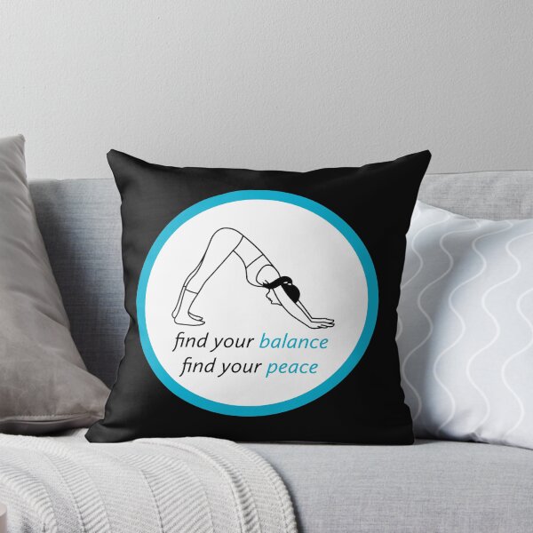 Item preview, Find Your Balance with Downward Facing Dog Yoga Pose Design designed and sold by SimpliText.