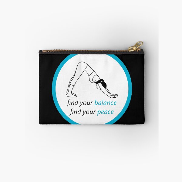 Item preview, Find Your Balance with Downward Facing Dog Yoga Pose Design designed and sold by SimpliText.