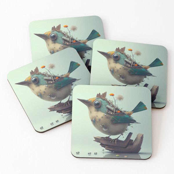 Item preview, Zany Chirp in Flotsam Digital Painting designed and sold by CodeAndColors.