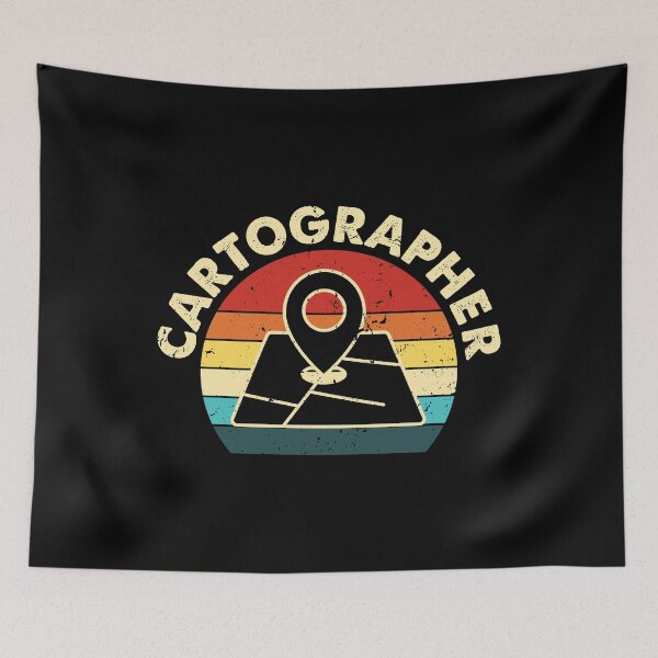 Item preview, Cartographer Cartography Vintage Retro designed and sold by NestaReign.