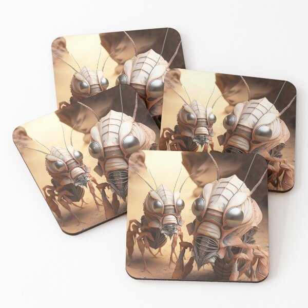 Item preview, Inhabitants of Mars or Insectoid Aliens (Arthropods) designed and sold by AIWanderer.